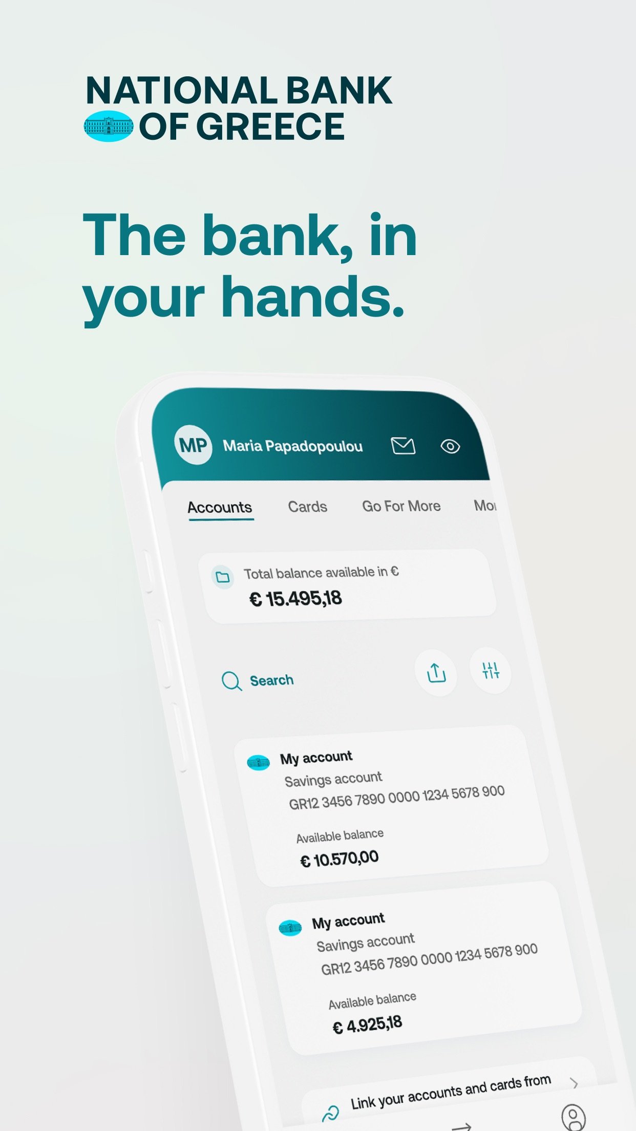 Επίσημο στιγμιότυπο της εφαρμογής NBG Mobile Banking (1 από 6)
