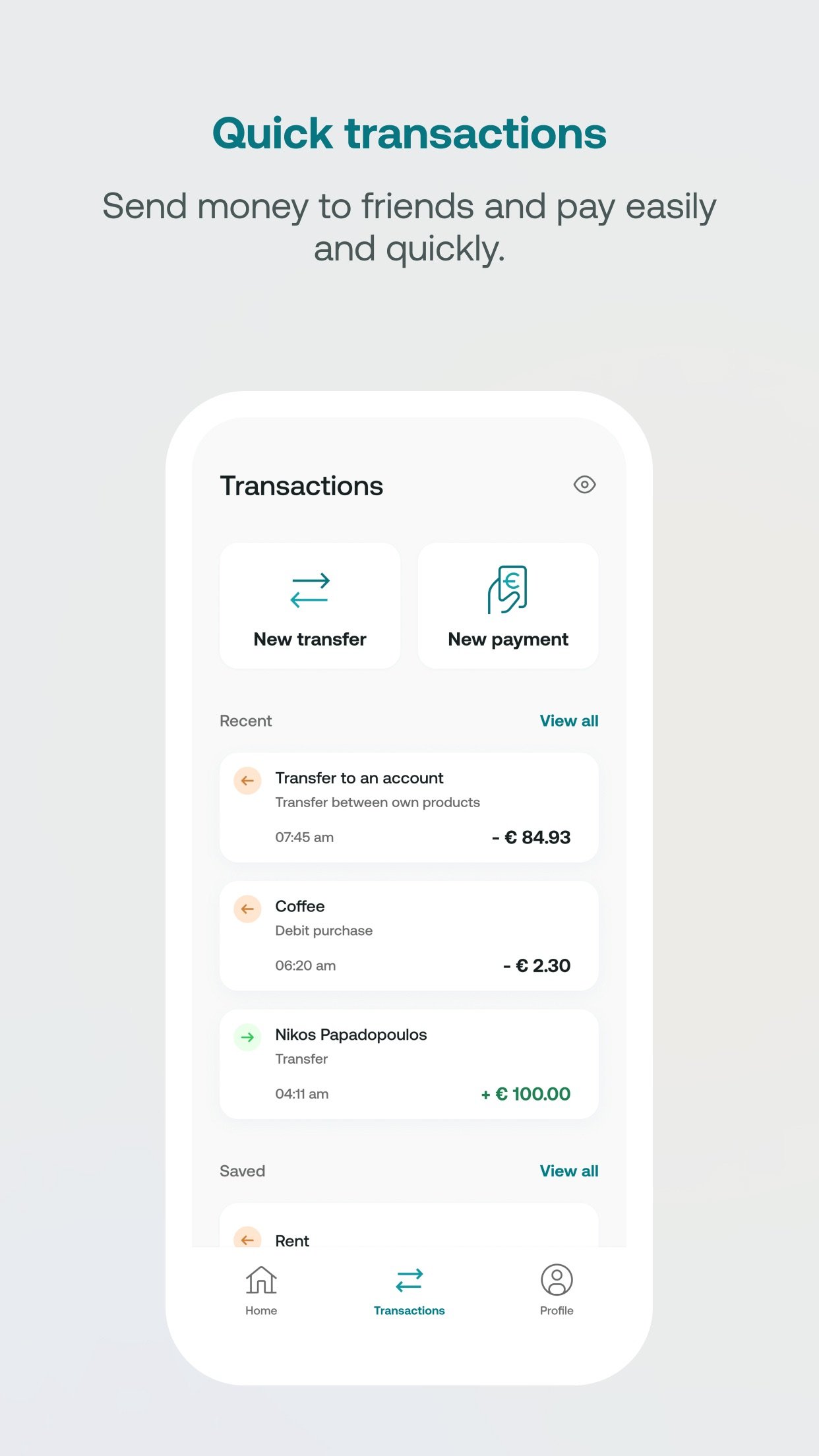 Επίσημο στιγμιότυπο της εφαρμογής NBG Mobile Banking (4 από 6)